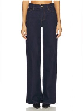 FRAME Jeans NWT Le Slim palazzo REVOLVE Wide Leg High Waist Rinse Size 28